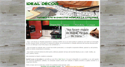 Desktop Screenshot of ideal-decor.ro